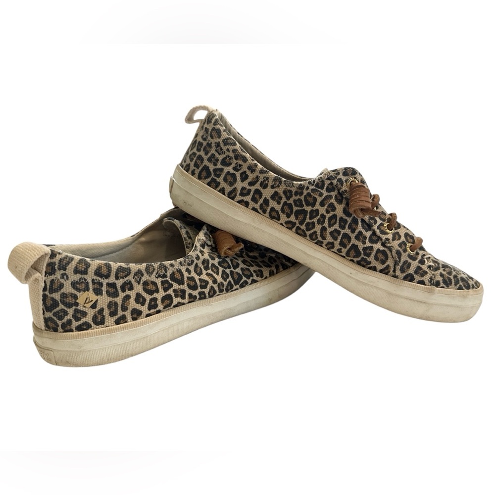 🐆Sperry Cheetah Print Women's Slip-On Sneakers - Size 8